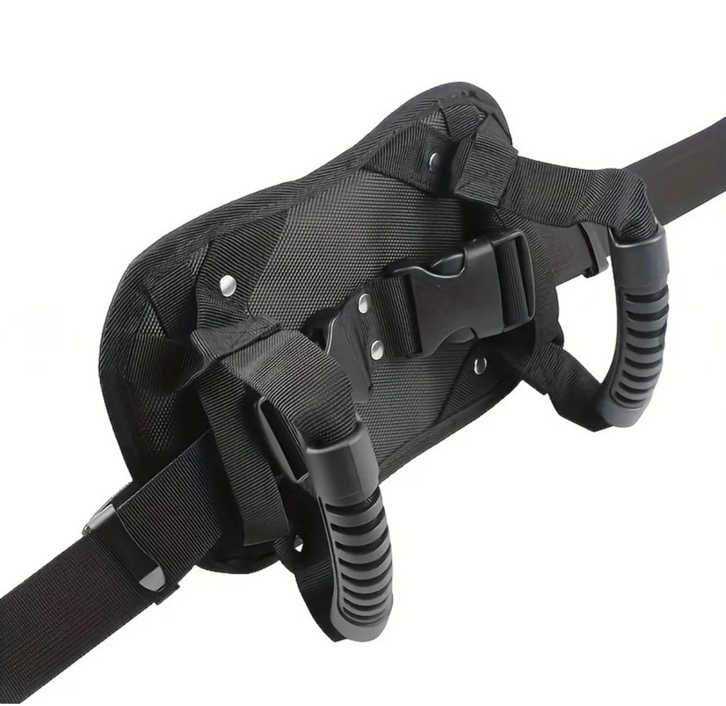 Motorcycle Passenger Safety Belt with Grab Handles
