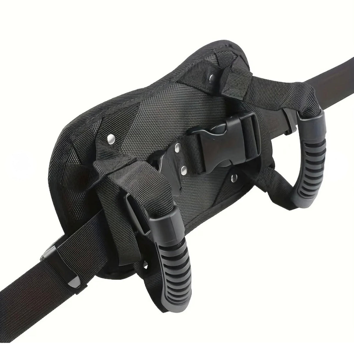 Motorcycle Passenger Safety Belt with Grab Handles