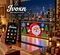 IVOXN™ Smart Pixel Curtain Lights – App-Controlled Holiday LED Display