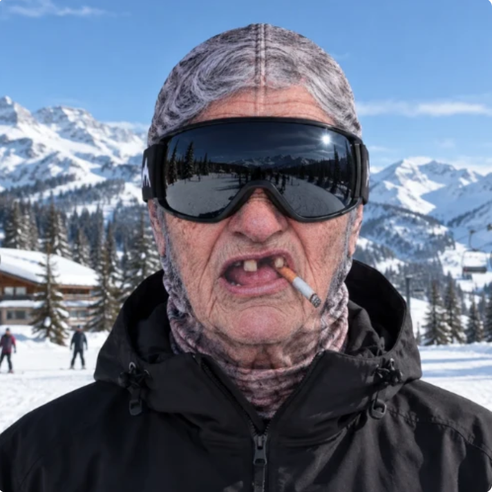 Grandpa Shred: Ultra-HD 3D Printed Ski Mask