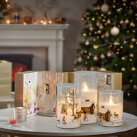 Whimsical Snowman Flameless Candles™