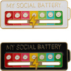 2026 social battery status brooch