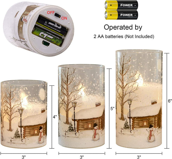 Whimsical Snowman Flameless Candles™