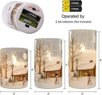 Whimsical Snowman Flameless Candles™