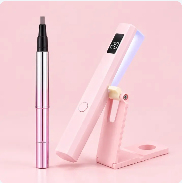 At-Home Gel Nail Combo (UV Lamp + Cat-Eye Gel Pen)