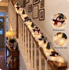 Penguin Stair Garland