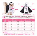 Holy Nun Pet Costume & Cape for Cats and Dogs