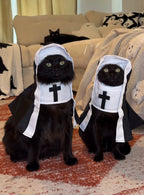 Holy Nun Pet Costume & Cape for Cats and Dogs