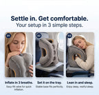 Ergonomic Inflatable Travel Pillow