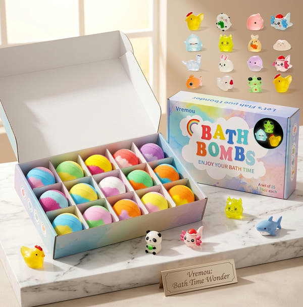 bath bomb for kids with surprise inside