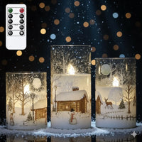 Whimsical Snowman Flameless Candles™