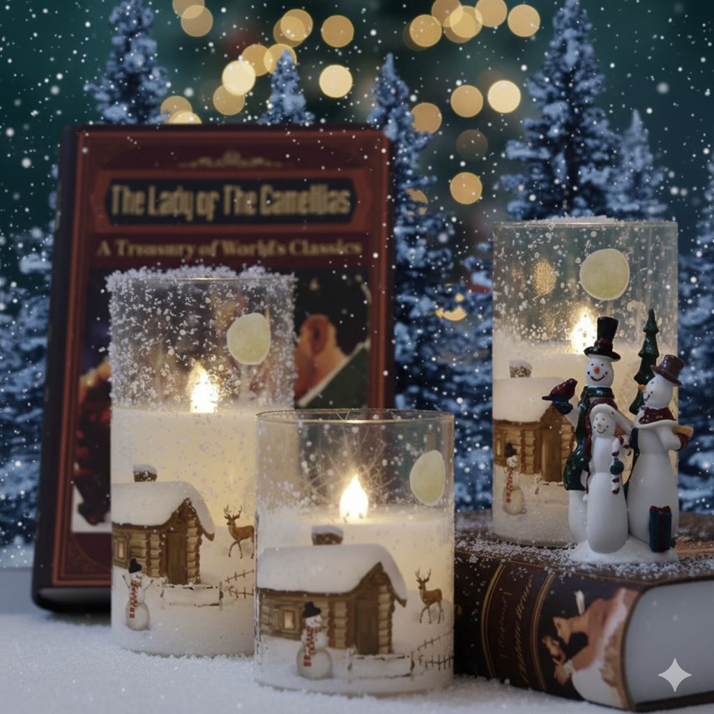 Whimsical Snowman Flameless Candles™