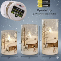 Whimsical Snowman Flameless Candles™