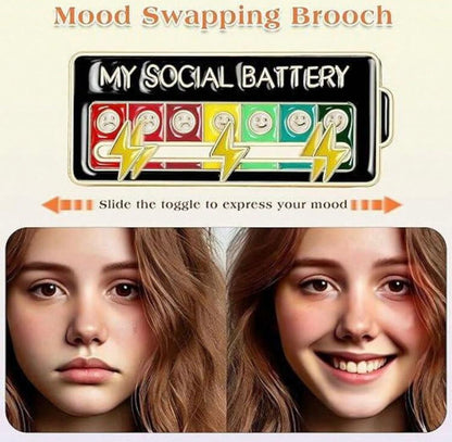 2026 social battery status brooch